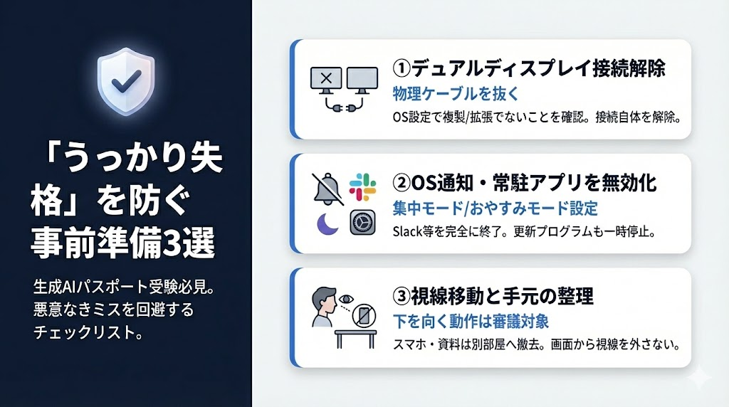 生成AIパスポートの受験で「うっかり失格」を防ぐ事前準備