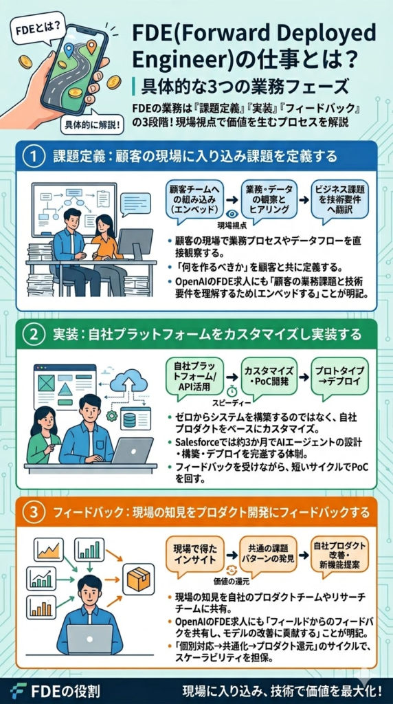 FDEとは具体的にどのような仕事をするのか