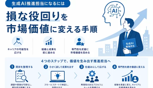 生成AI推進担当になるには｜損な役回りを市場価値に変える手順