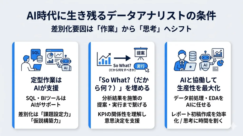 AI時代に生き残るデータアナリストの条件