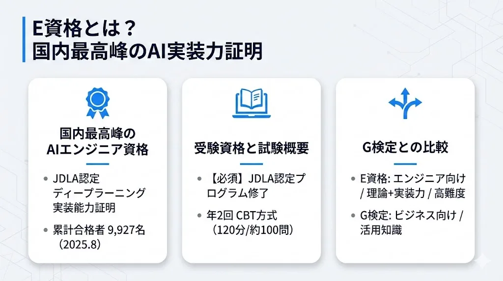 E資格とは？