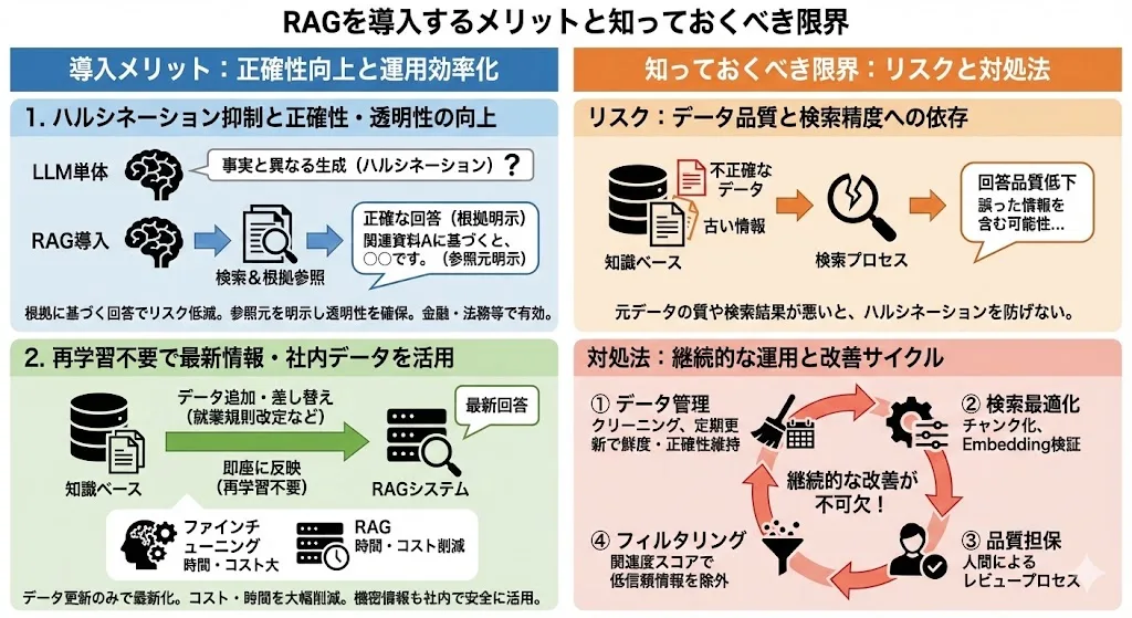 RAGを導入するメリットと知っておくべき限界