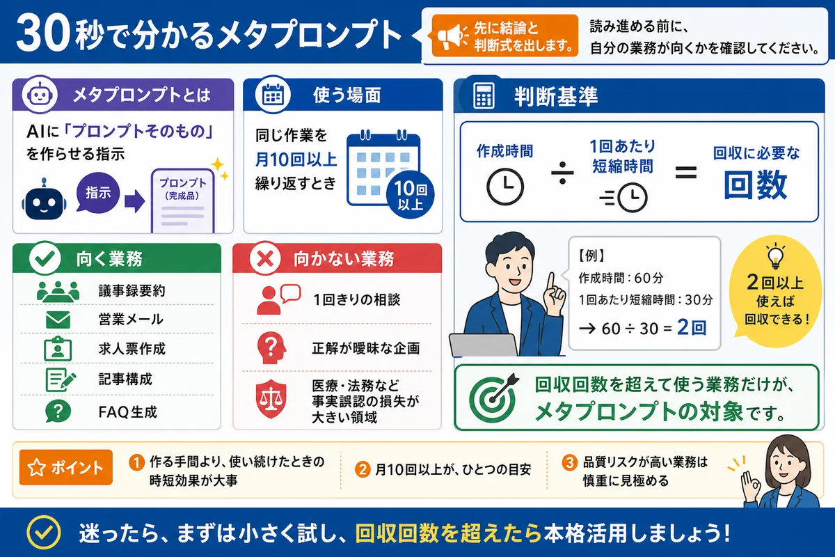 30秒で分かるメタプロンプト