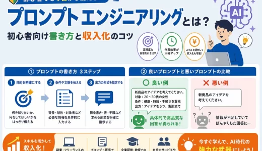 プロンプトエンジニアリングとは？初心者向け書き方と収入化