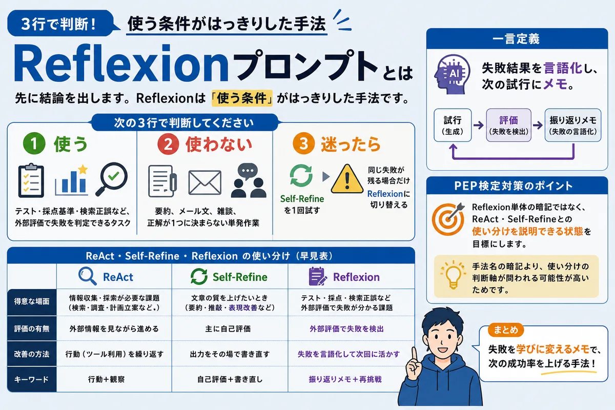 Reflexionプロンプトとは