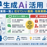 人事の生成AI活用|使える業務一覧と任せていい業務・危険業務の判定表
